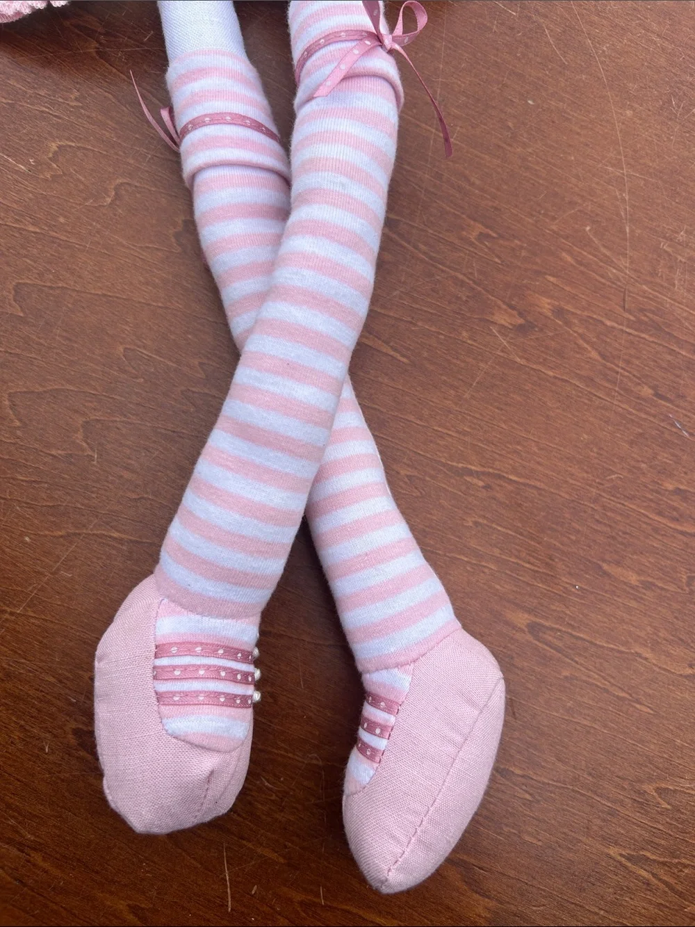 Pottery Barn Kids Ballerina Rag Doll Soft Cloth Doll long dangling legs 29” long